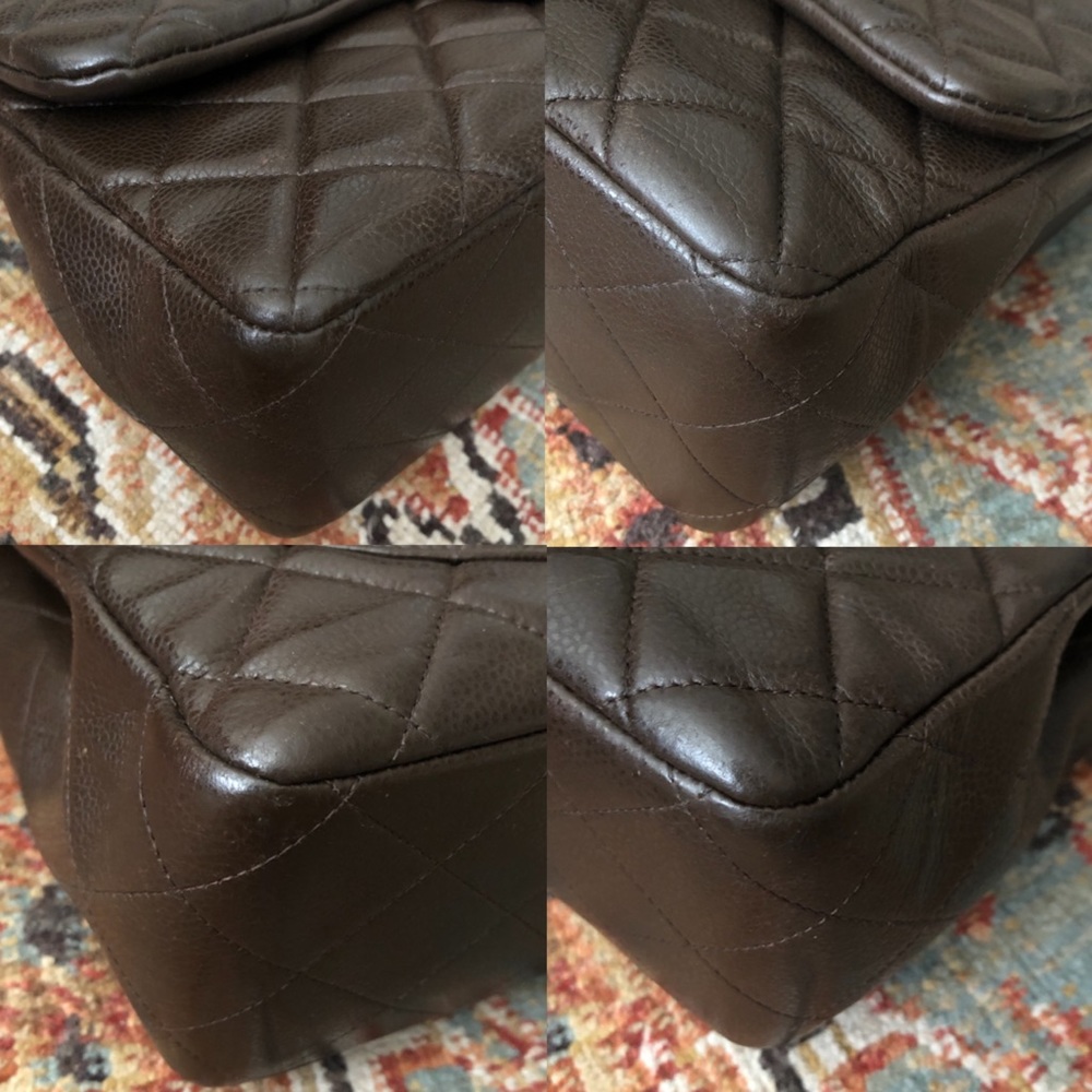SOLD**Chanel Classic Jumbo Caviar Single Flap Bag - Picture 12 of 16